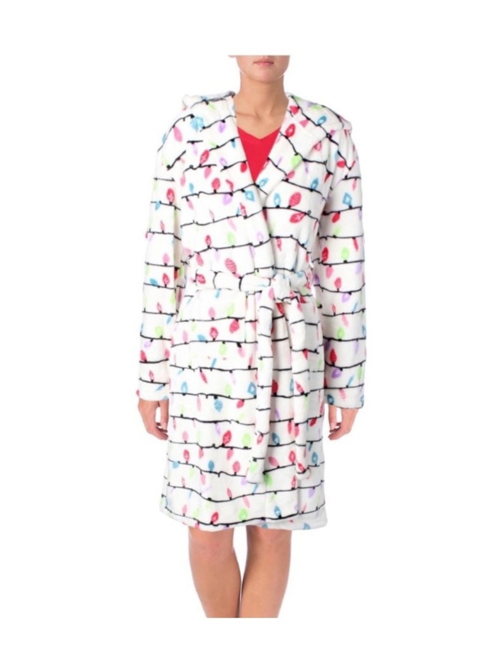 Hatley Little Blue House Fleece Robe | Northern Lights | M